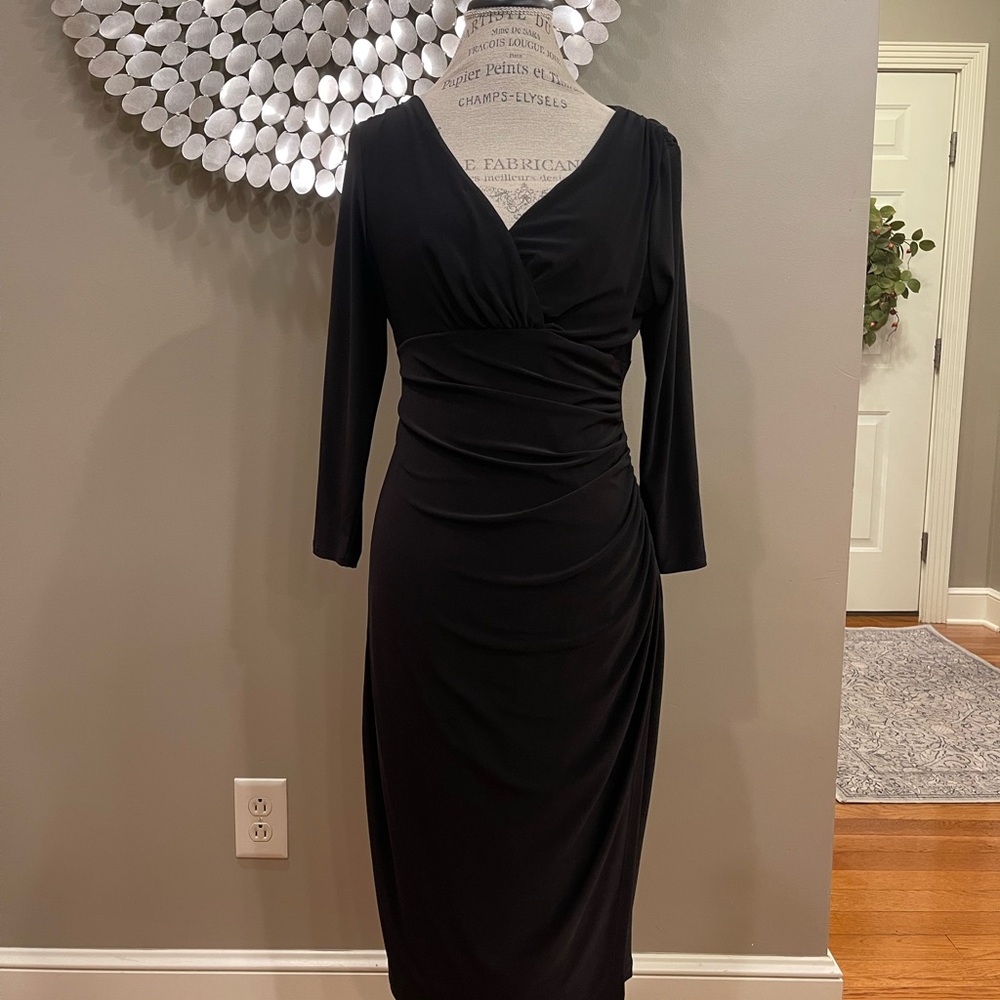 Ralph Lauren Black Long Sleeve Dress